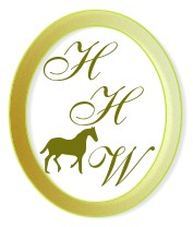 Web Site Soft Gold Oval with larger horse